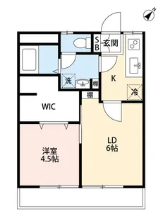 ルーチェ上南部【1階】の間取り