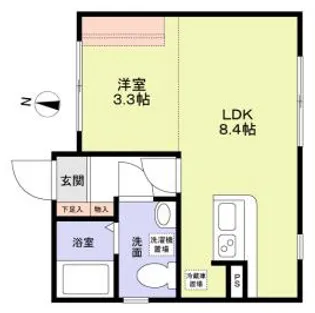 ラ・フォート元町中華街【4階】の間取り