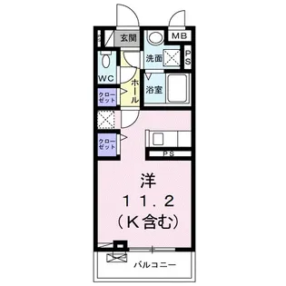 ヴィクトワール【2階】の間取り