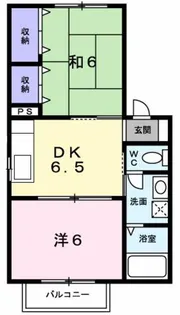 カーネス・リリィB【1階】の間取り