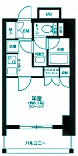 東京都大田区西蒲田7【マンション】の間取り