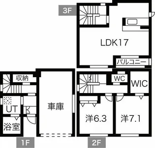 北海道札幌市中央区宮ケ丘1【一戸建】の間取り