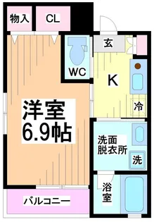 神奈川県川崎市多摩区宿河原1【アパート】の間取り