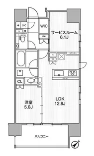 ディームス渋谷本町【3階】の間取り