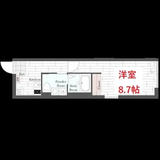 東京都大田区鵜の木2【マンション】の間取り