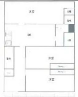 賃貸テラスハウス 相模原市中央区上溝6-1-6【2階】の間取り