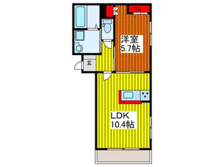 ZiZi【1階】の間取り