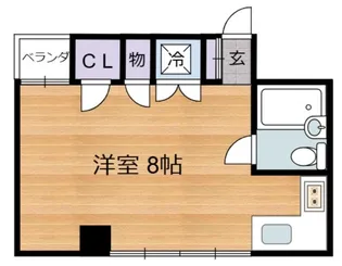 カクタス伊藤館【3階】の間取り