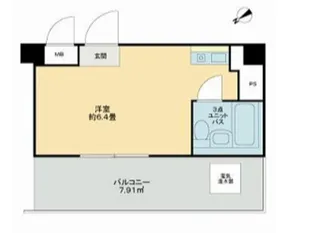 東京都品川区西五反田2【マンション】の間取り