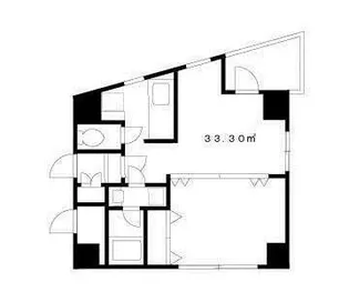 東京都新宿区片町【マンション】の間取り