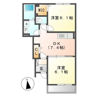 ハワイ・コナ【1階】の間取り