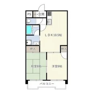 シェモア長良【5階】の間取り