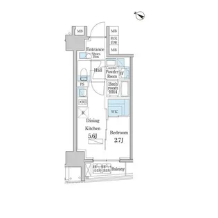 東京都中央区日本橋蛎殻町1【マンション】の間取り