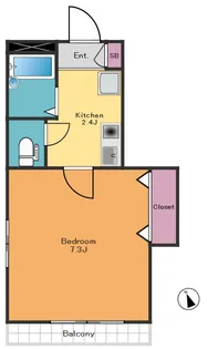 ヴィラ・コンフォート田園調布【1階】の間取り