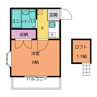 ティファニーヒルズ【2階】の間取り