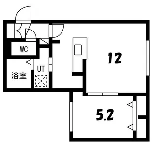 Lien南郷13【2階】の間取り