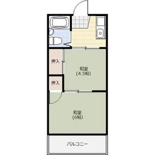 愛知県瀬戸市上品野町【アパート】の間取り