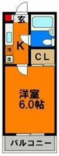 フローテラス都賀【3階】の間取り