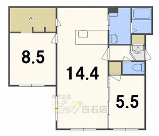 RESIDENCE SAPPORO KOULU【2階】の間取り