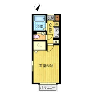 ガーデンパークI【1階】の間取り