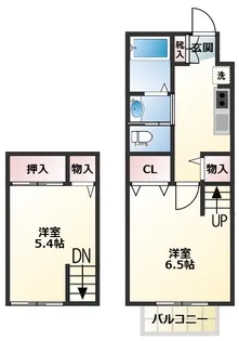 グランドールアベニュ【2階】の間取り