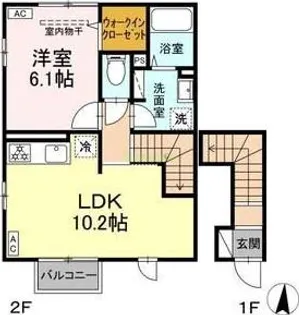 La Vierge II【1階】の間取り