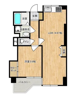 メゾンTAKEUCHI I【1階】の間取り