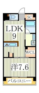 ART RESIDENCE IN OoTAKA-no-MORI B棟【5階】の間取り