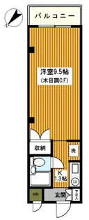 パレス南光【2階】の間取り