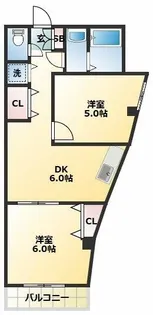 ファーストレジデンス【4階】の間取り