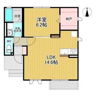 サバイディA【1階】の間取り