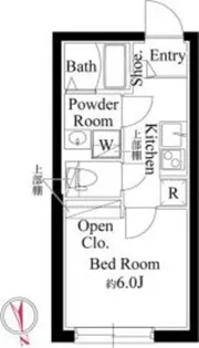 ルーム馬込【2階】の間取り