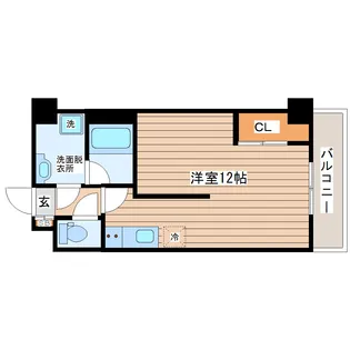 しゃとれ向山【1階】の間取り