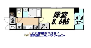 ベイプレイス小倉【6階】の間取り