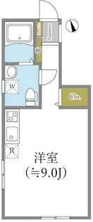 東京都新宿区早稲田鶴巻町【マンション】の間取り