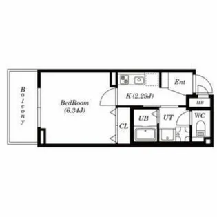 東京都品川区南大井3【マンション】の間取り