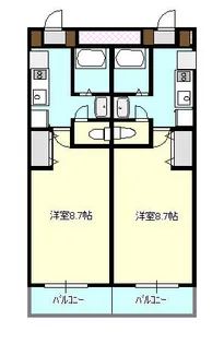ケンショーパレス【2階】の間取り