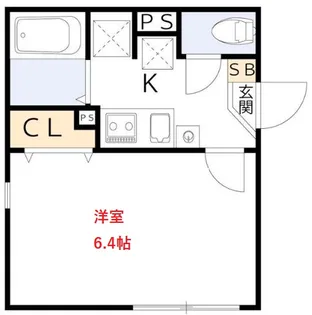 グラシア・ベイ大森【2階】の間取り