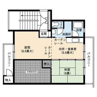 UR高森台【4階】の間取り