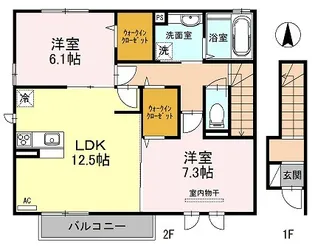 サン ハイム【2階】の間取り
