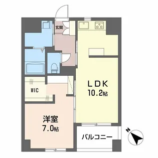 パティオ薬院II【3階】の間取り