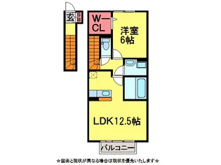 フローラルコート不動ヶ岡【2階】の間取り