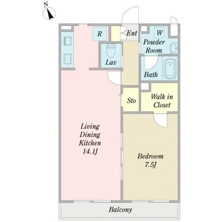 あお空 さくら館【2階】の間取り