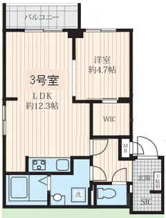 フォセット深沢【1階】の間取り