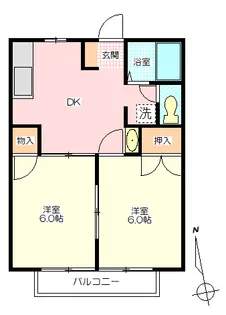 M&K【1階】の間取り