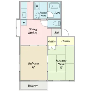 ドエルK【1階】の間取り