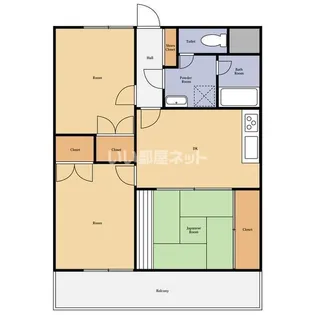 ストークマンション高城【3階】の間取り