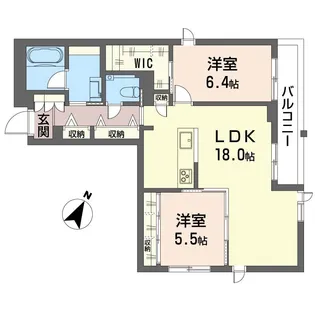 リラフォート【2階】の間取り