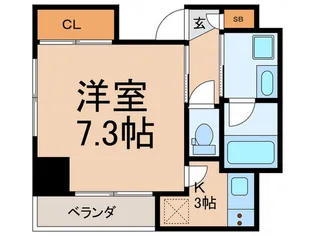 若松河田ステーションレジデンス【10階】の間取り