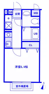 グリーンクラブ大宮【3階】の間取り